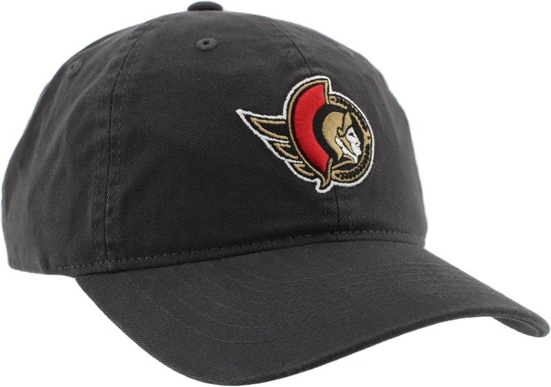 ZHATS NHL Unisex-Adult NHL Officially Licensed Adjustable Hat Scholarship Icon Charcoal - Image 5